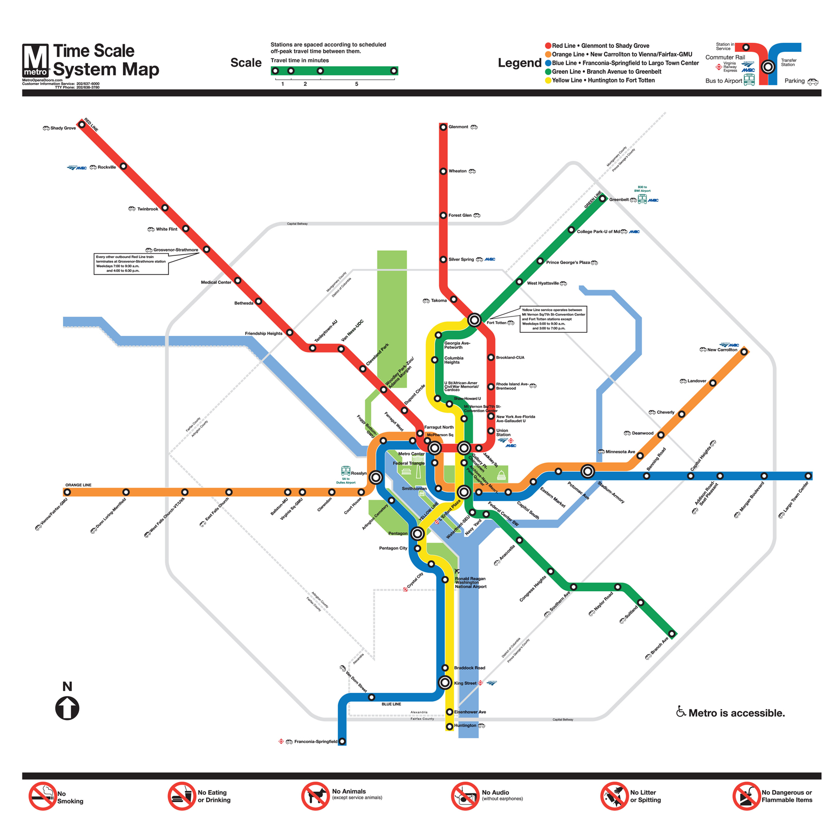 Time Scale Metro Map